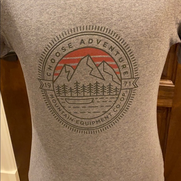 Mountain Equipment CO-OP t shirt 95% COTTON 5% EL - Picture 3 of 5
